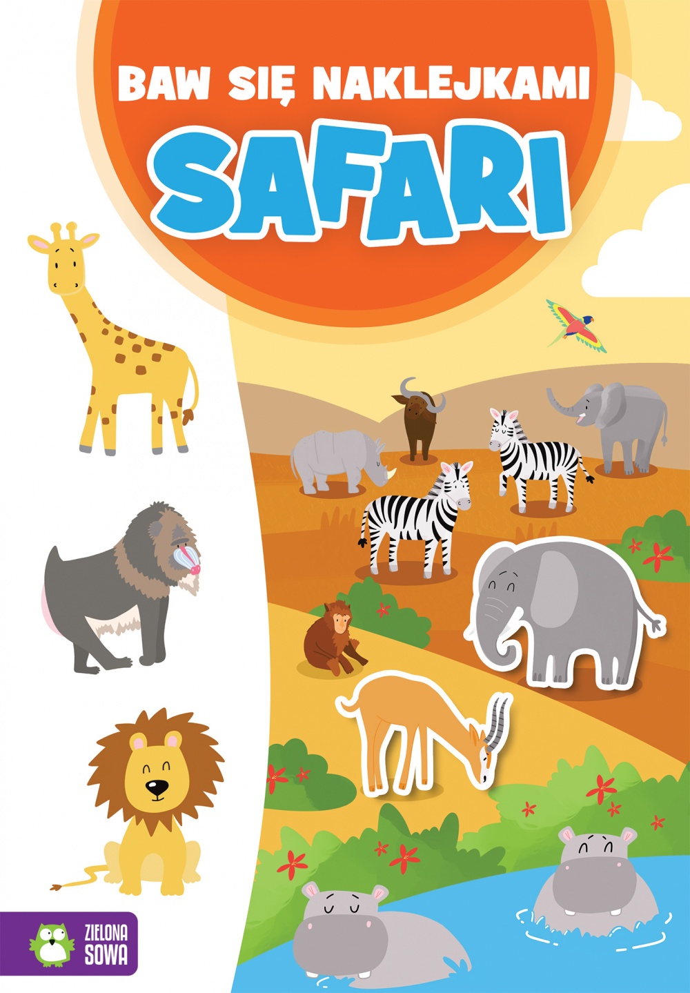 „Baw się naklejkami. Safari”