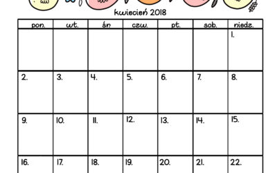 Kalendarz kwiecień 2018